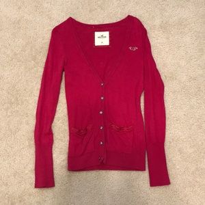 Pink Hollister Cardigan ‼️